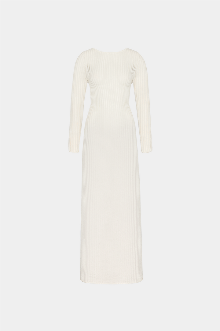 Level Crochet Dress Cream