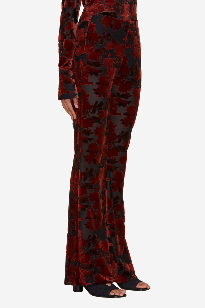 Gilly Devore Trousers Brown Mix