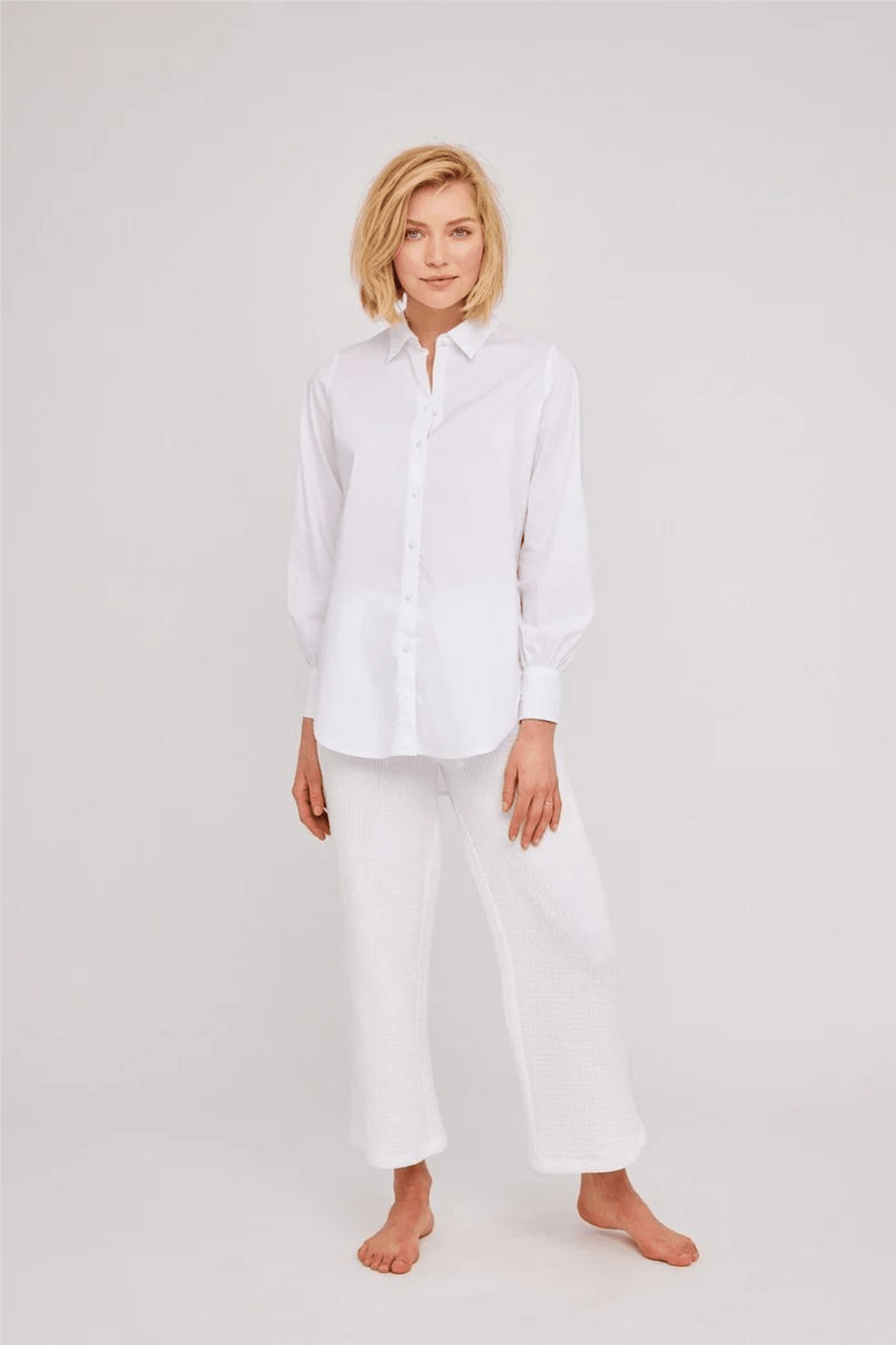 Ella & il Bluser & Skjorter Linni Shirt White