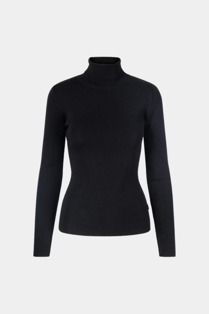 Ella & il Genser BOBBY MERINO SWEATER BLACK