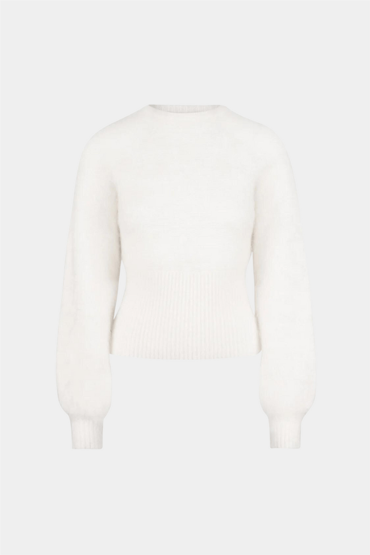 ella&il Genser & Cardigan Sima Chunky Sweater White