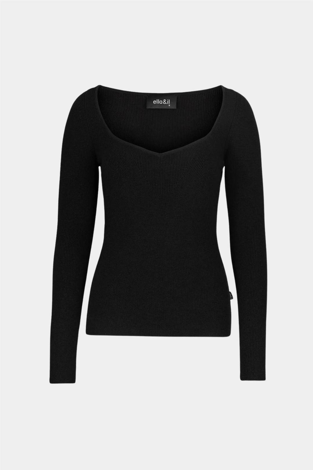 Ella & il Genser Malin Merino Sweater Black