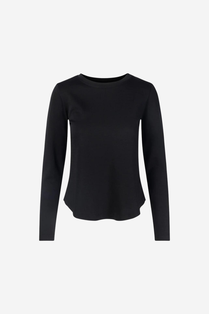 Ella & il Genser VIOLET LONG SLEEVE BLACK