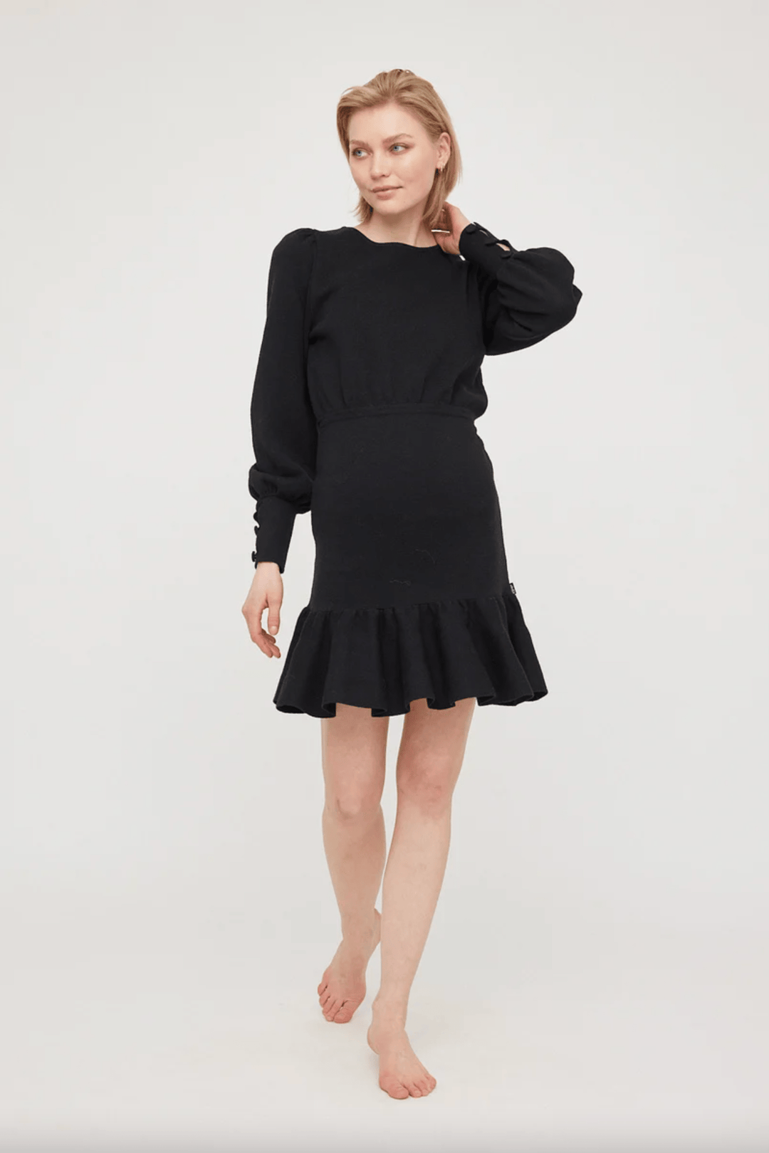 ella&il Kjoler & jumpsuits Florence Merino Dress Black
