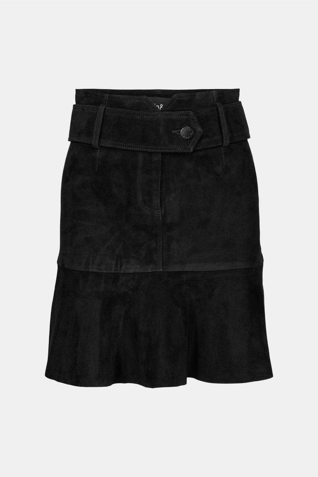 Ella & il Skjørt Shiva Suede Skirt Black
