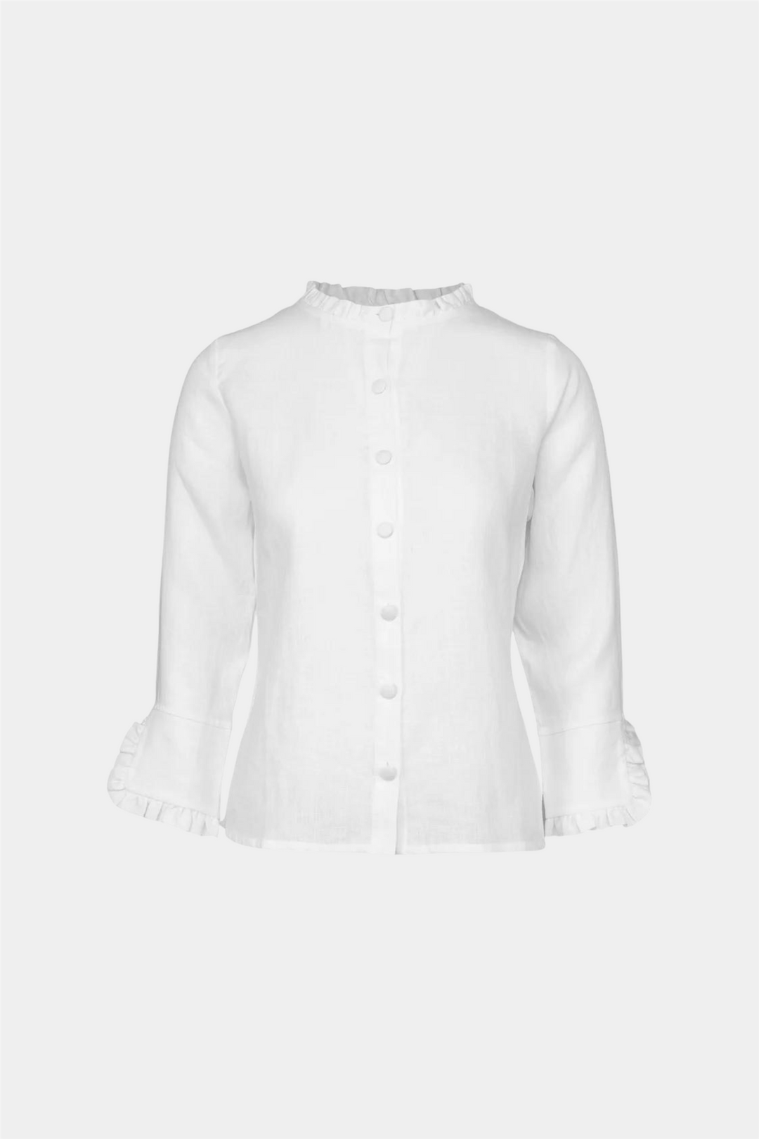 ella&il Skjorte Clarion Linen Shirt White