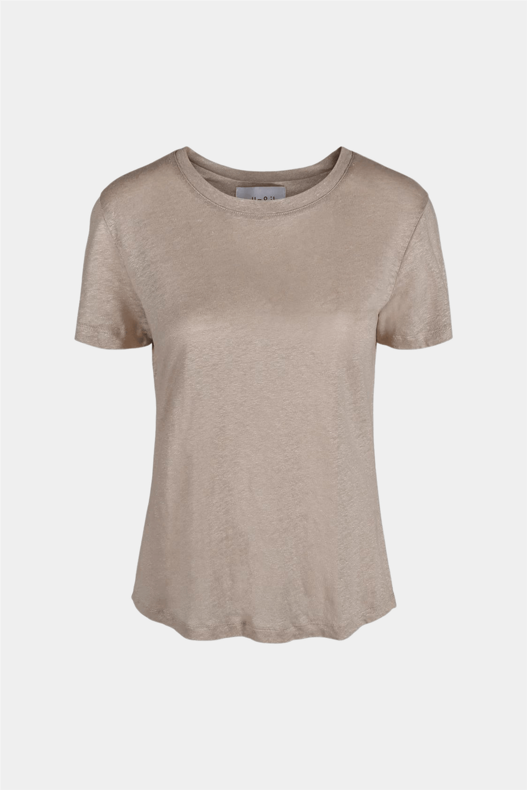 Ella & il T-skjorte Jane Linen Tee Beige