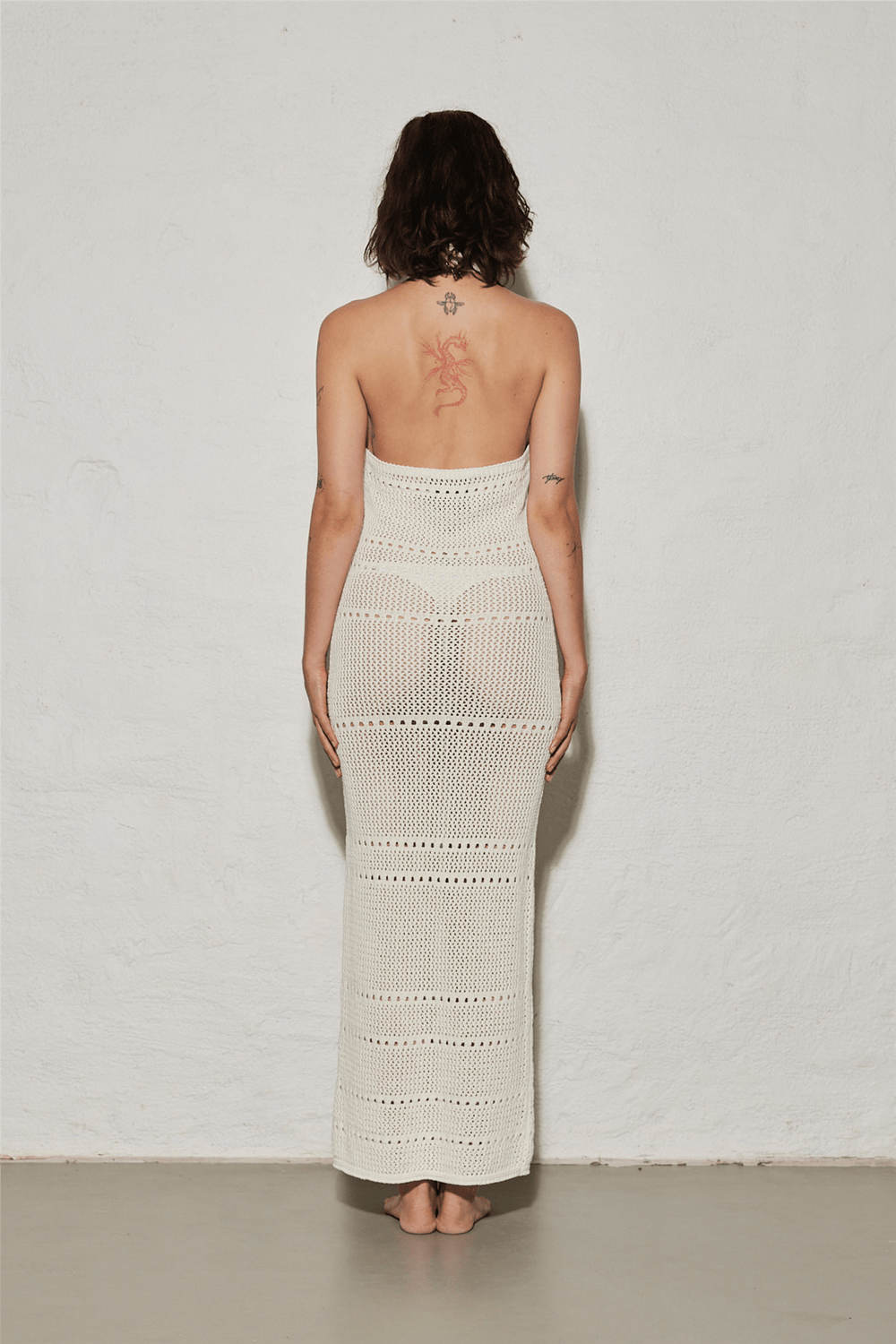 Envelope1976 Kjoler & jumpsuits Glastonbury Crochet Dress Cream