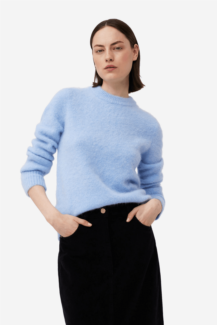 Ganni Skjørt Washed Corduroy Long Skirt Black