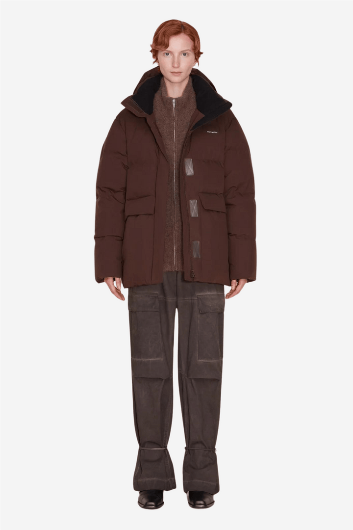 Holzweiler Yttertøy Besseggen Down Jacket Dark Brown
