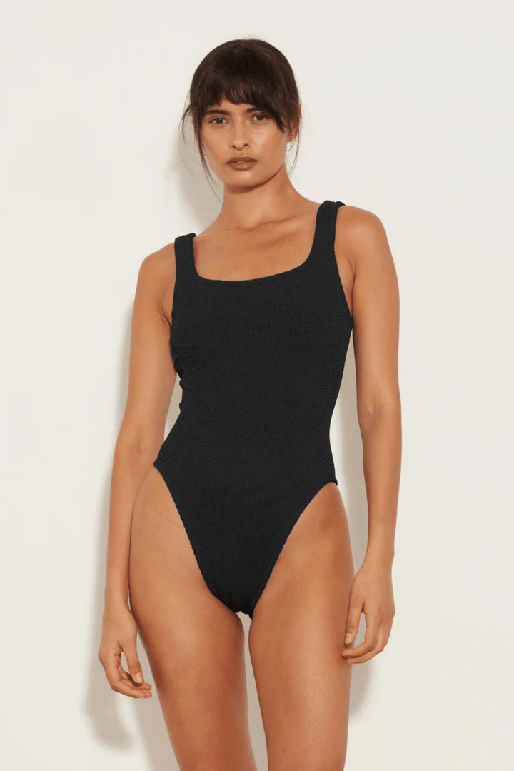 Hunza G Badetøy Square Neck Swim Black