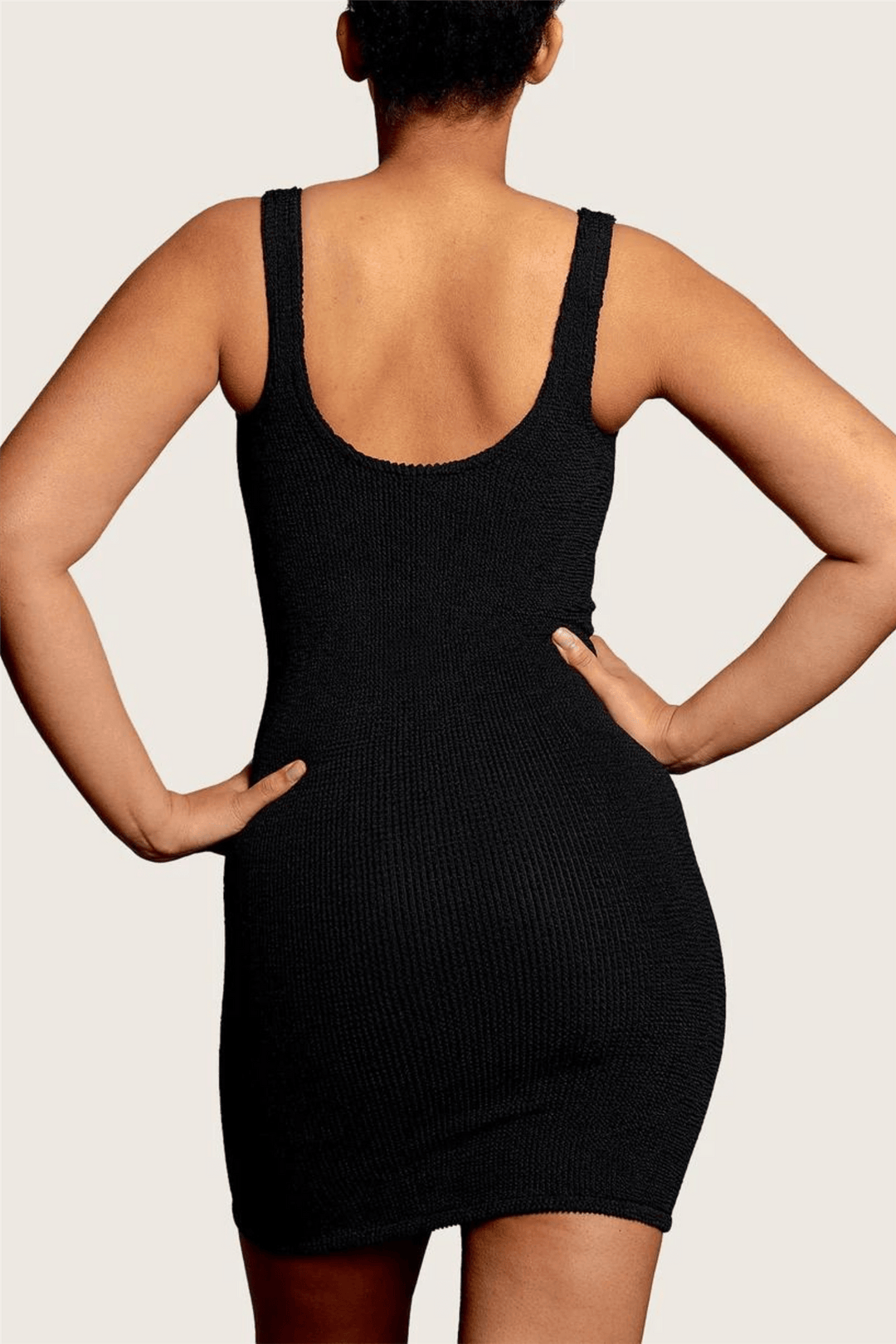 Hunza G Kjoler & jumpsuits Tank Dress Black