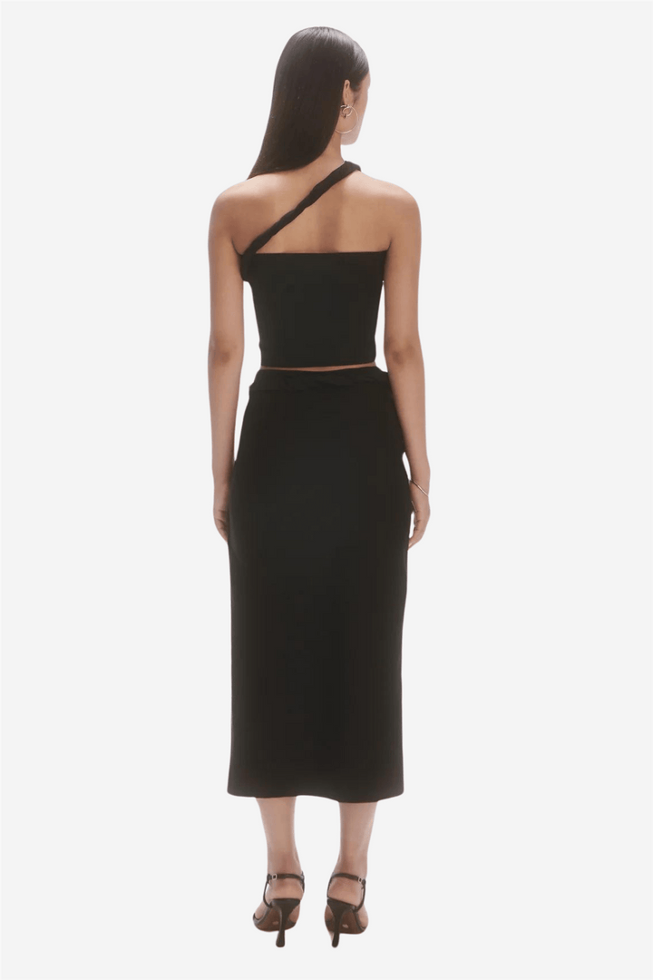 Les Coyotes De Paris Skjørt Overlap Skirt Noir