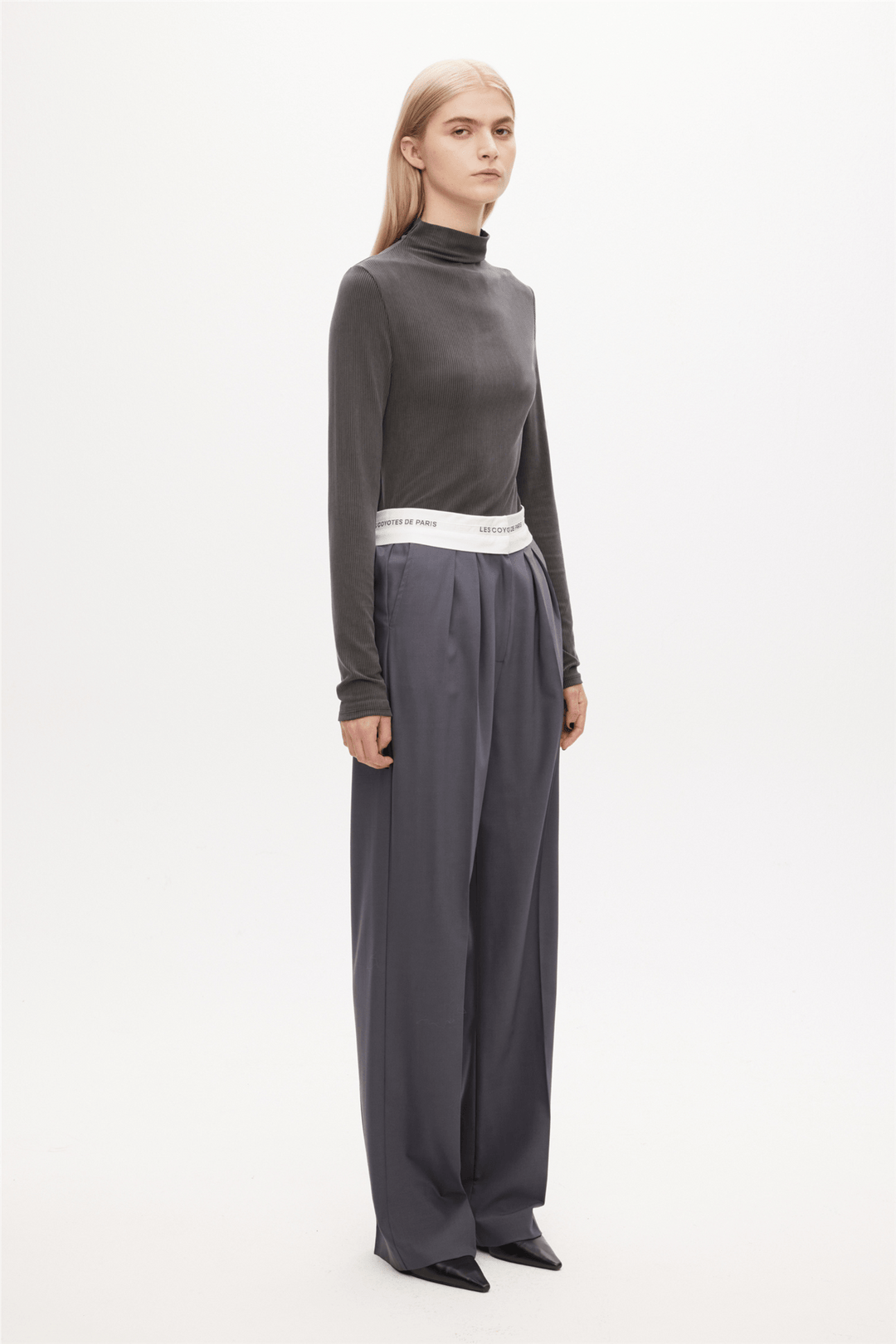 Les Coyotes De Paris Topper & t-skjorter Rib Mock Neck Top