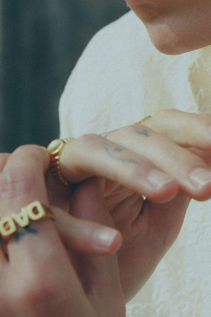 Maria Black Smykker Dad Ring Gold
