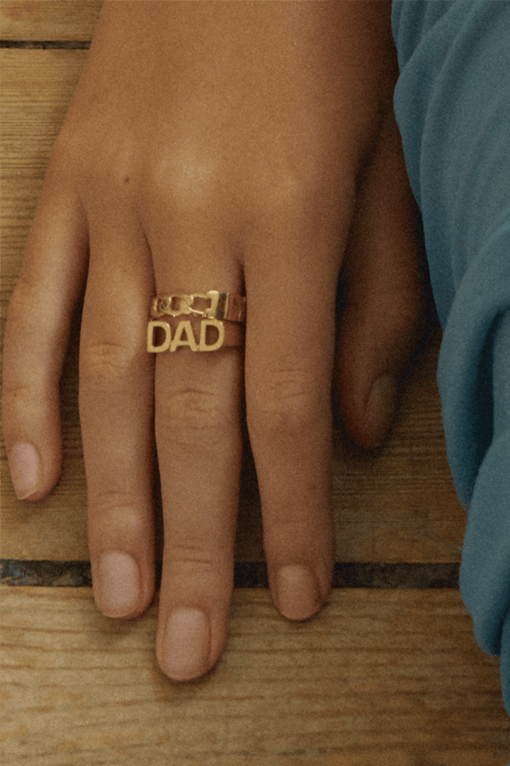 Maria Black Smykker Dad Ring Gold