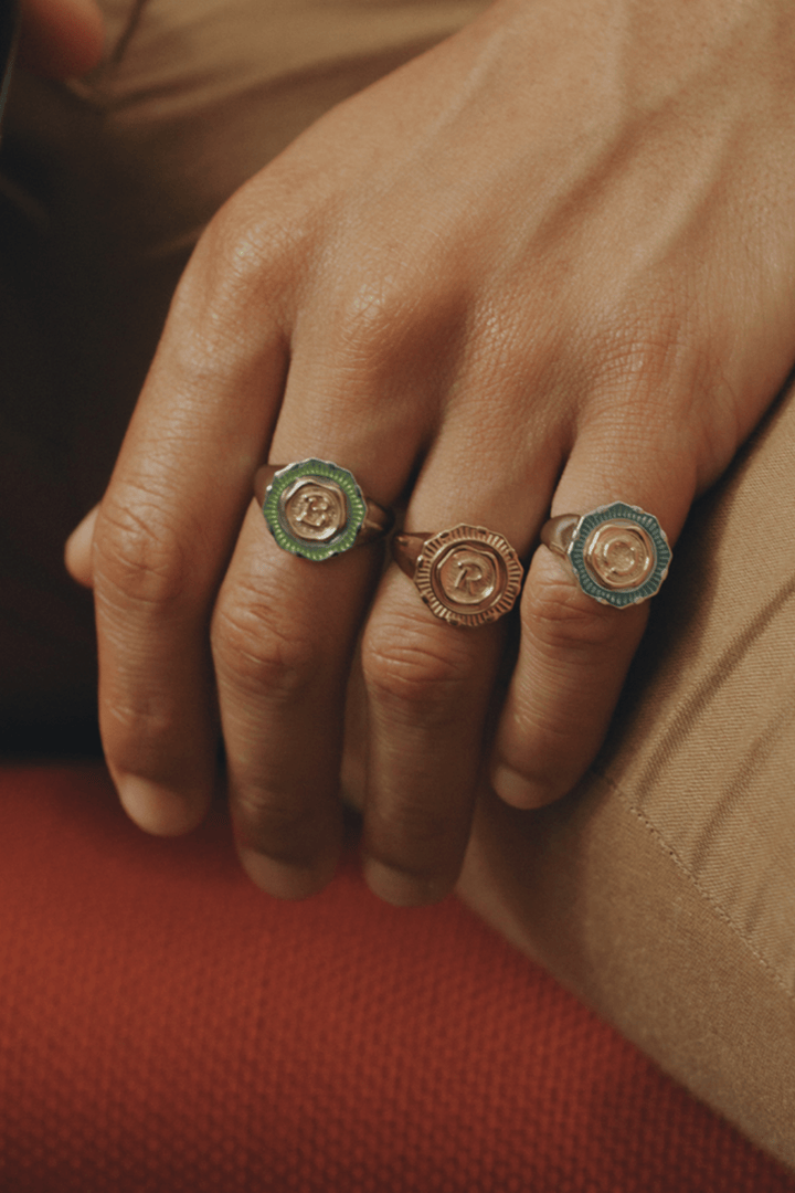 Maria Black Smykker Signet Coin Gold