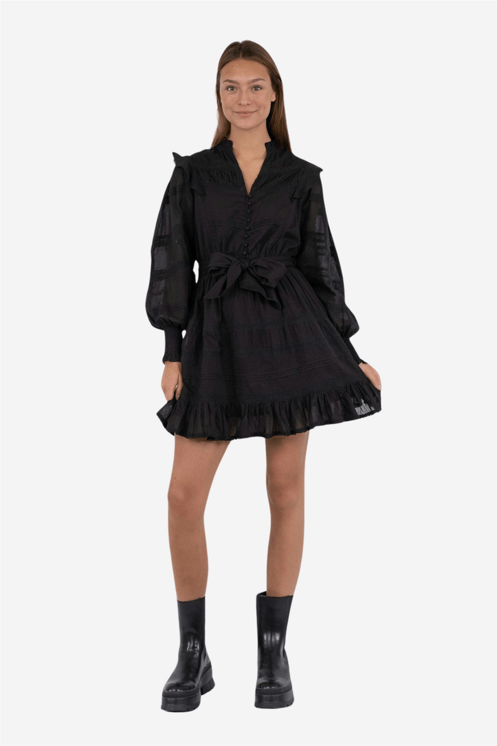 Neo Noir Kjoler & jumpsuits Salli S Voile Dress Black