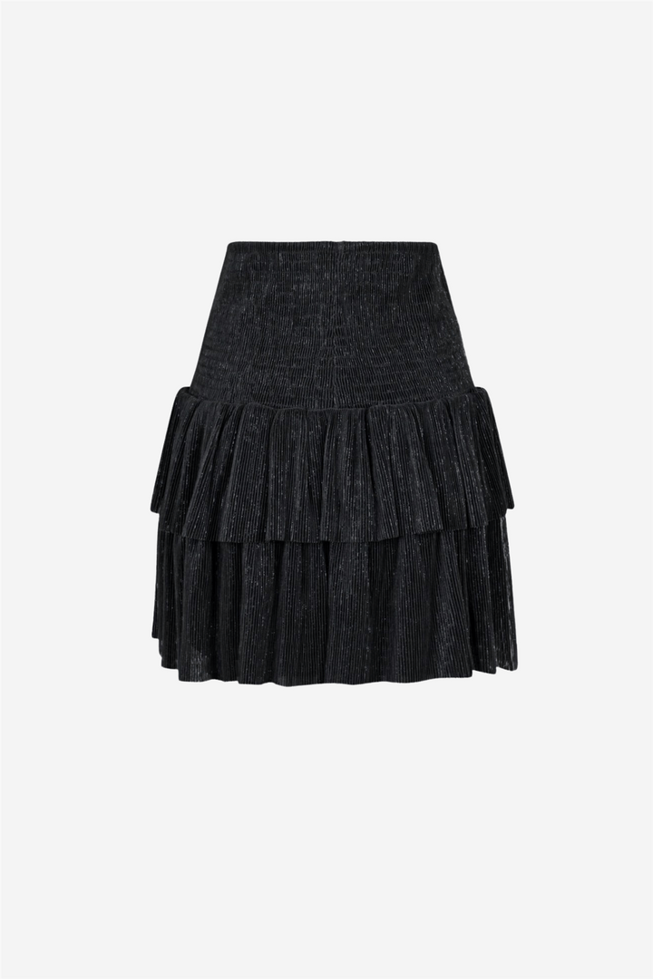 Neo Noir Skjørt Carin Glitz Skirt Black
