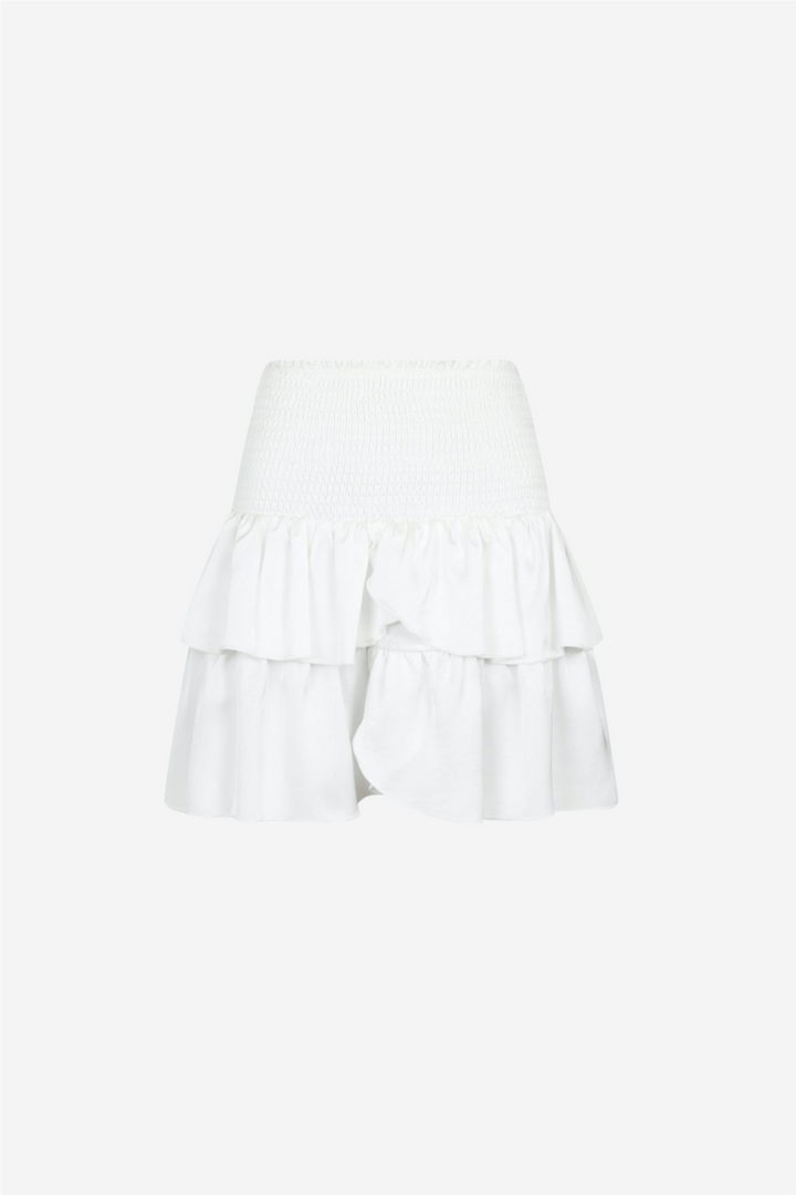 Neo Noir Skjørt Carin Heavy Sateen Skirt White