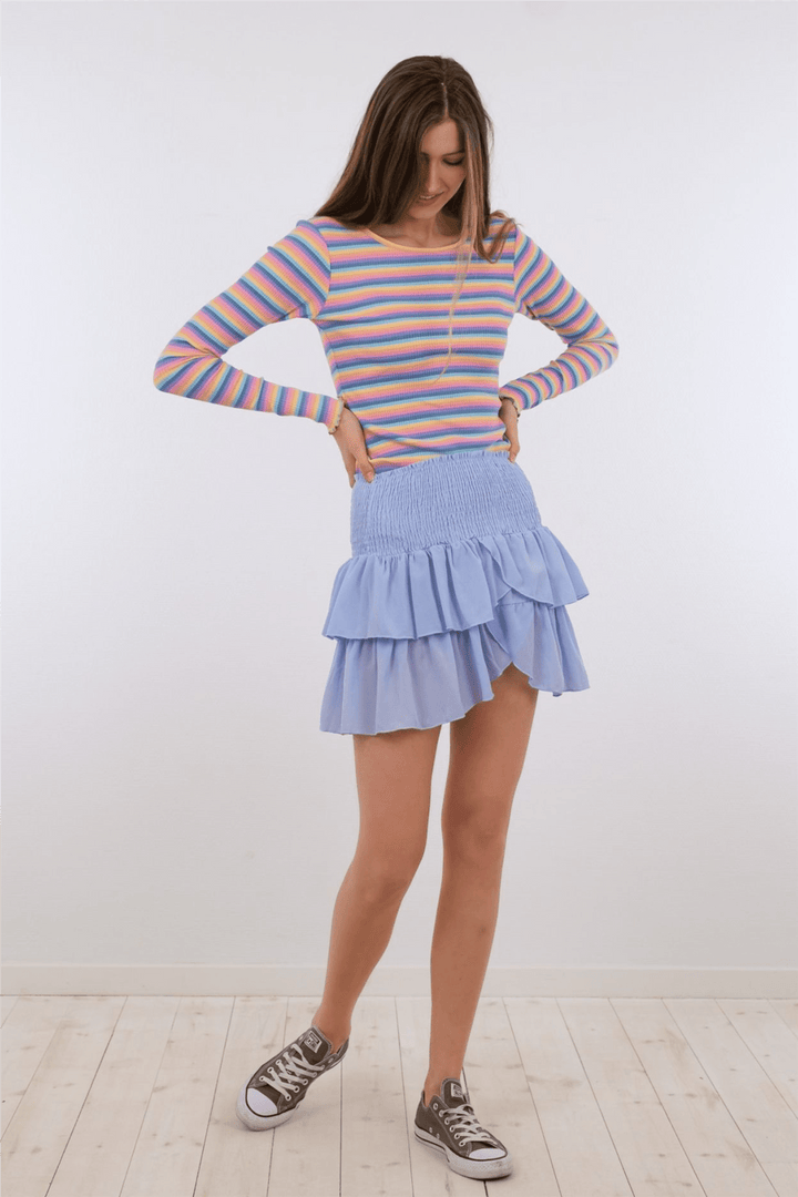 Neo Noir Skjørt Carin Skirt Light Blue