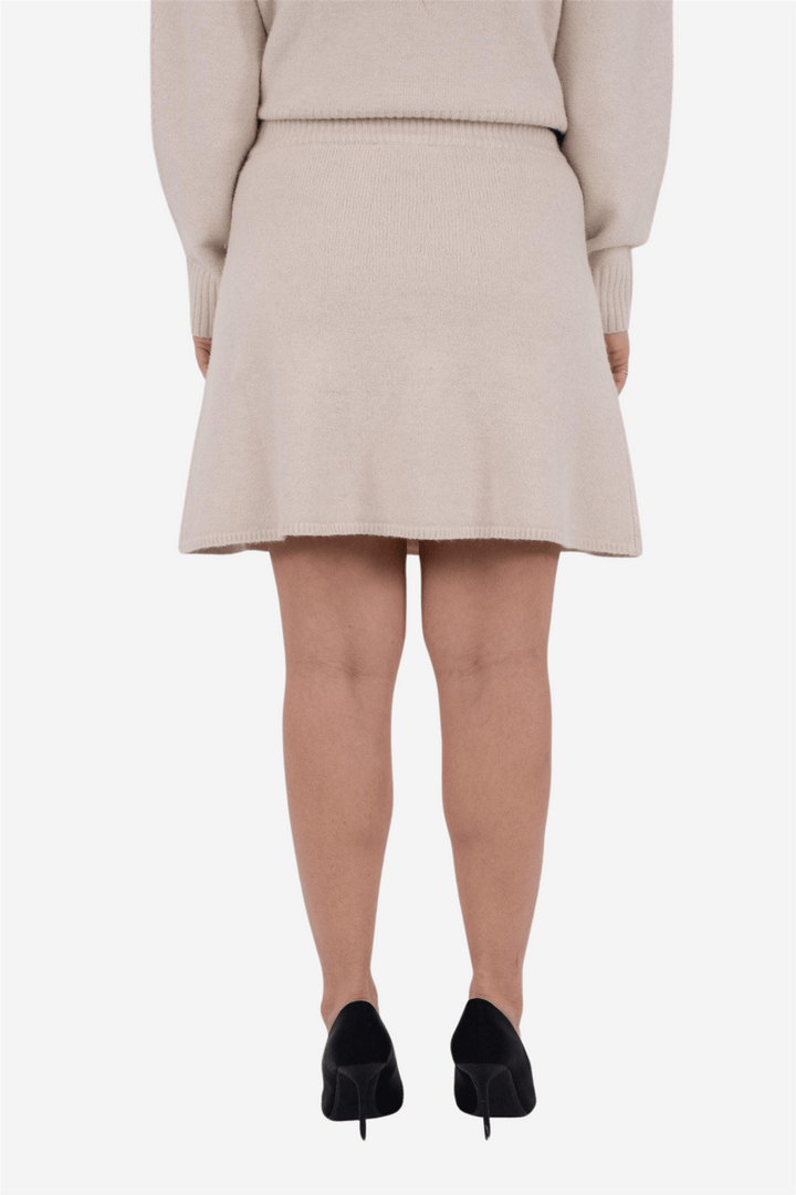 Neo Noir Skjørt Gisa Knit Skirt Ivory