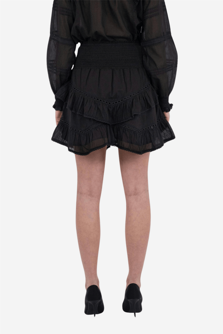 Neo Noir Skjørt Ricki S Voile Skirt Black