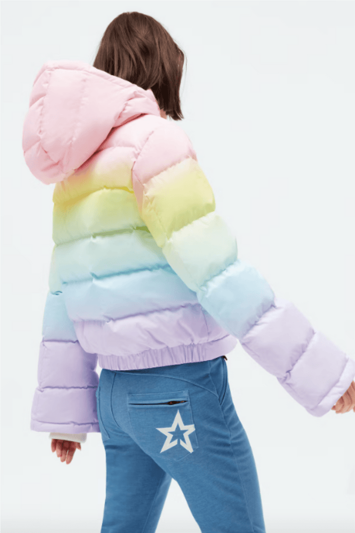 Perfect Moment Skitøy Polar Flare Jacket Print Pastel Rainbow