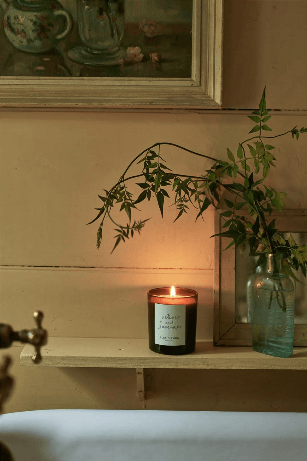 Plum & Ashby Interiør & kosmetikk Vetiver & Lavender Candle