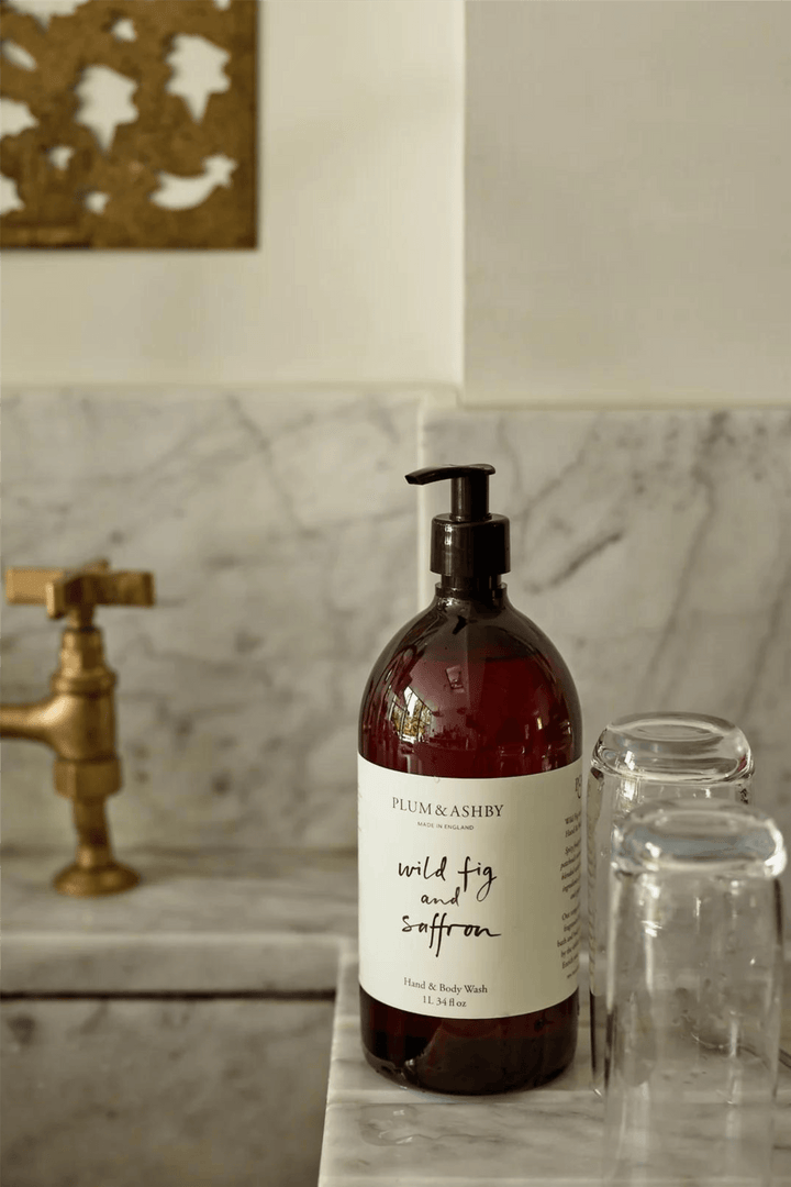 Plum & Ashby Interiør & kosmetikk Wild Fig & Saffron Hand & Body Wash 1ltr