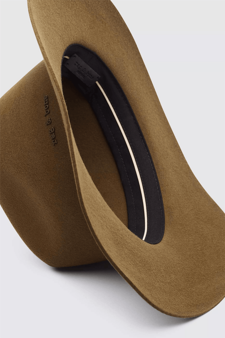 Rag & Bone Tilbehør City Felt Hat Olive Night