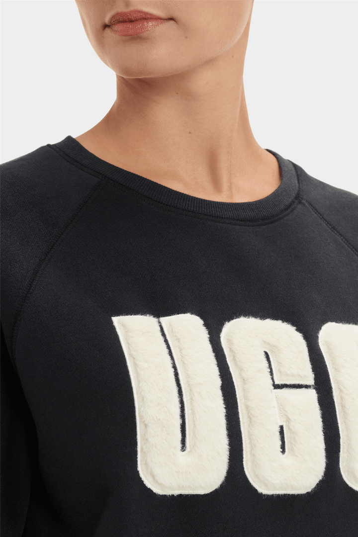 UGG Genser & Cardigan Madeleine Crewneck Black/Cream