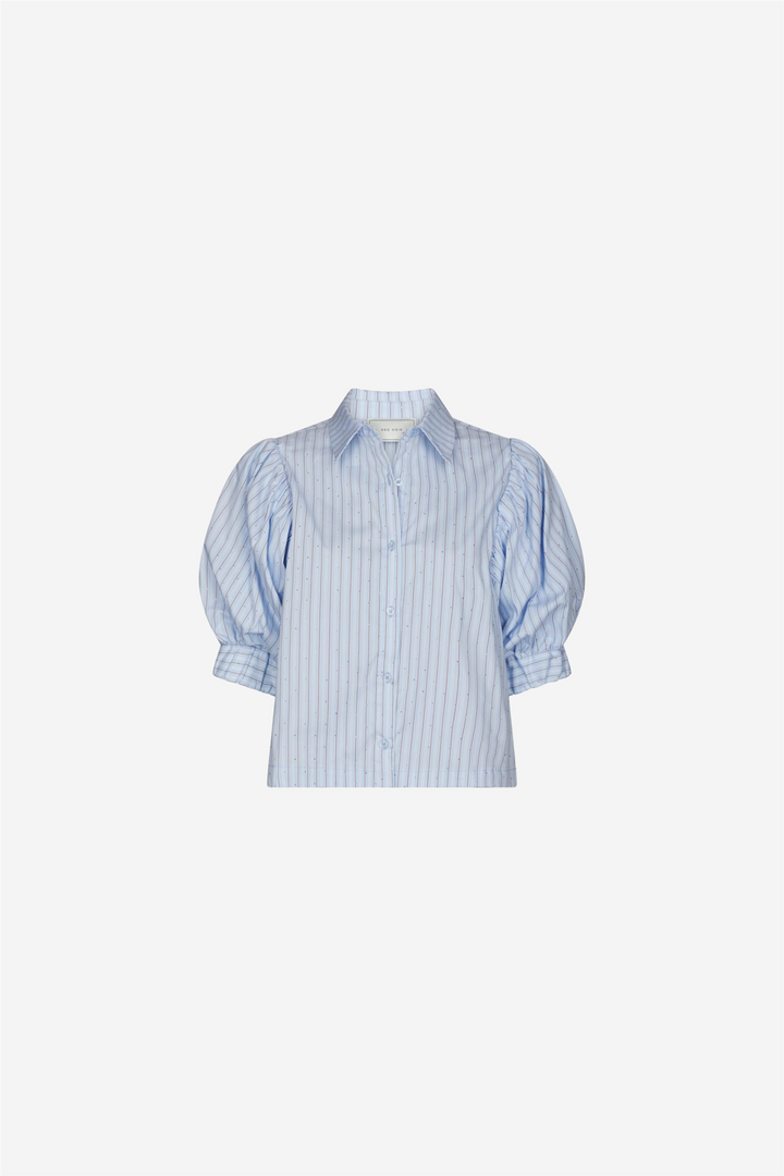 Etta Stripe Stone Shirt Light Blue