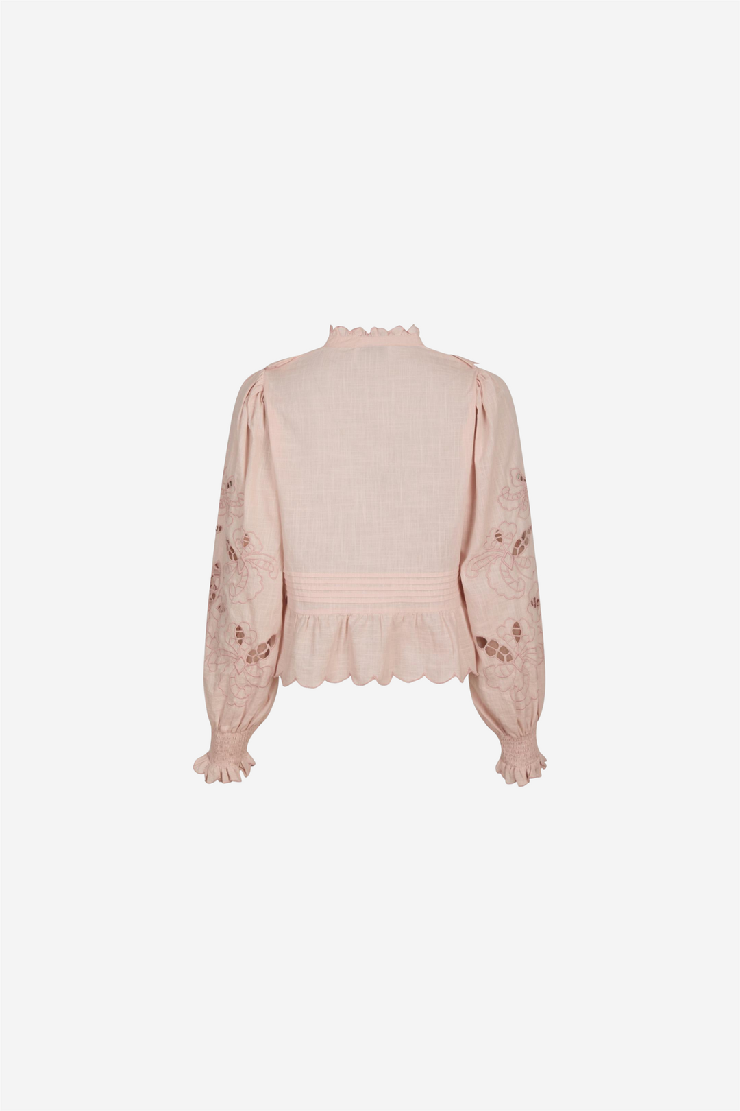 Petrine Emboridery Blouse Rose