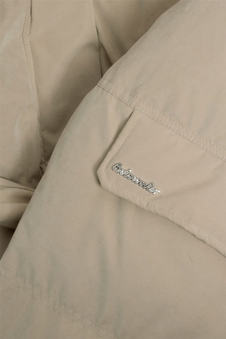 Steilia Brushed Down Jacket Beige