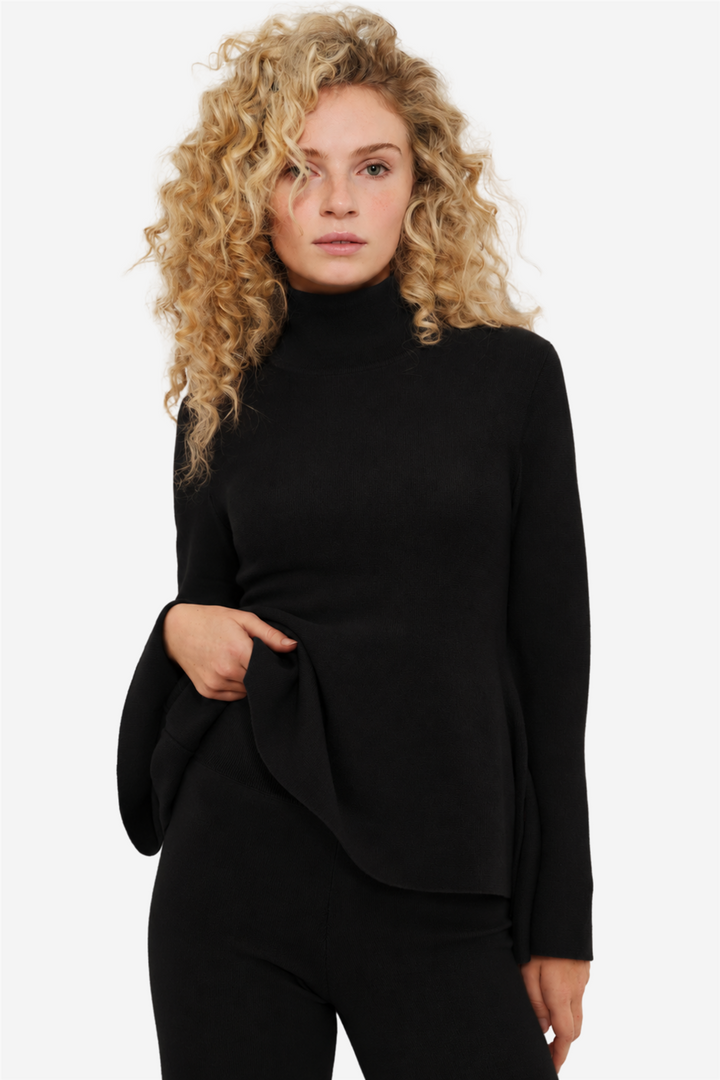 Adelyn Merino Sweater Black
