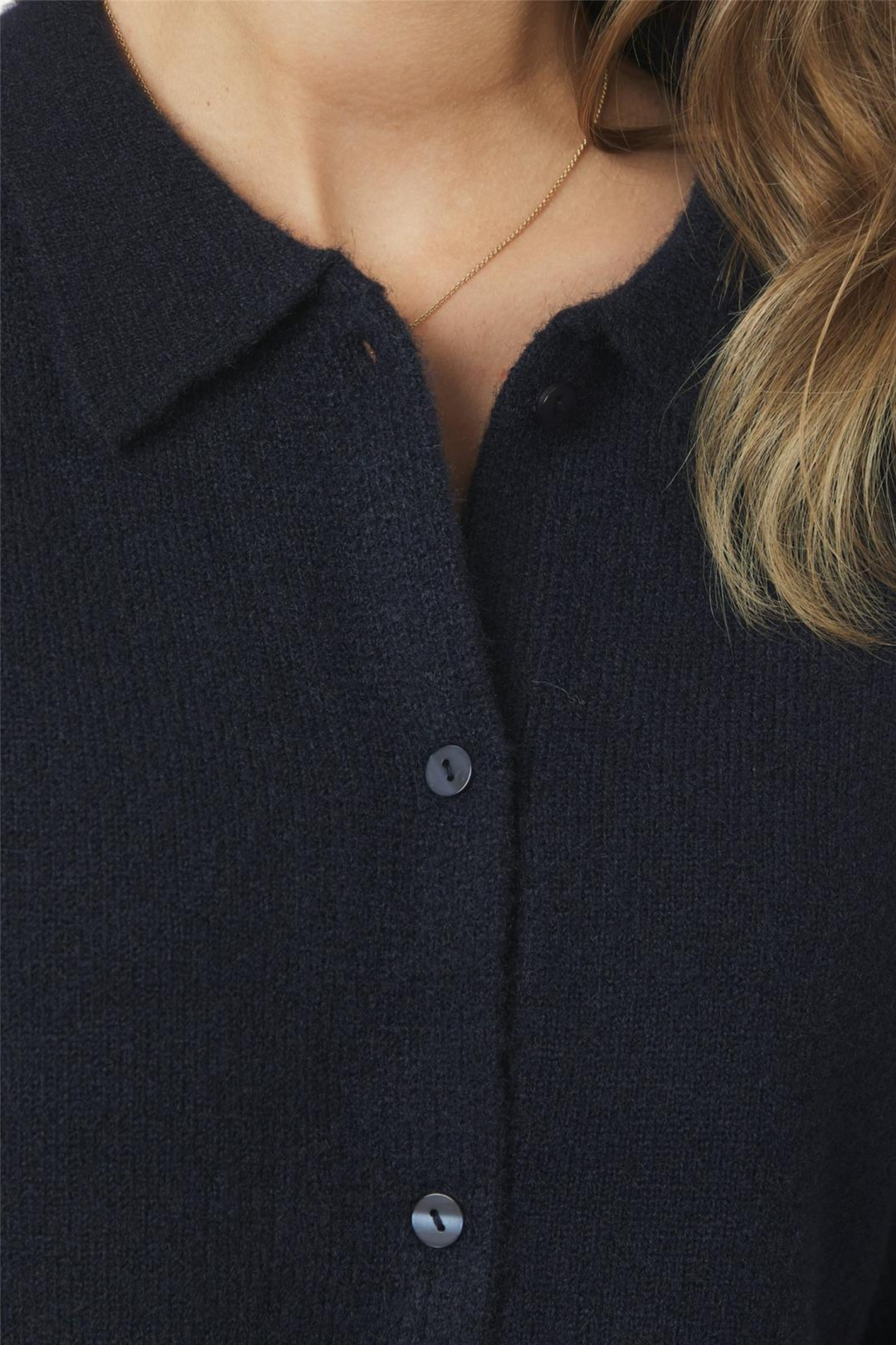 Cunna Knit Blouse Navy