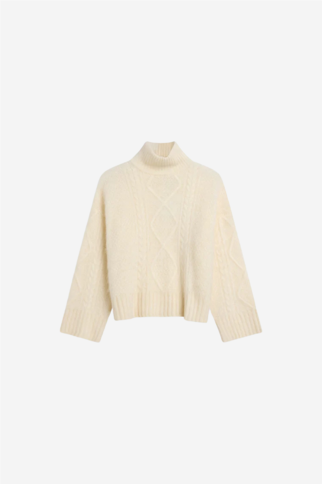Peyton Brushed Sweater White