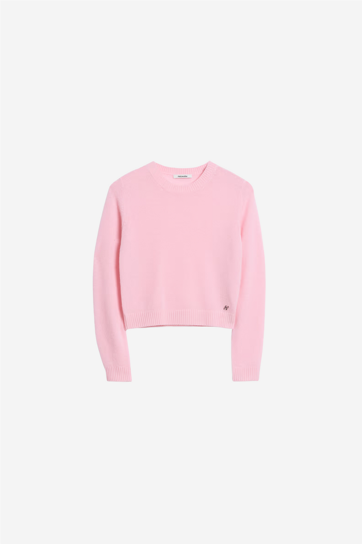 W. Cashmere Crew Pink