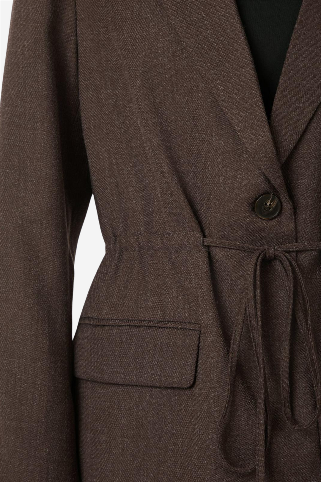 Jemmie Melange Blazer Brown Melange