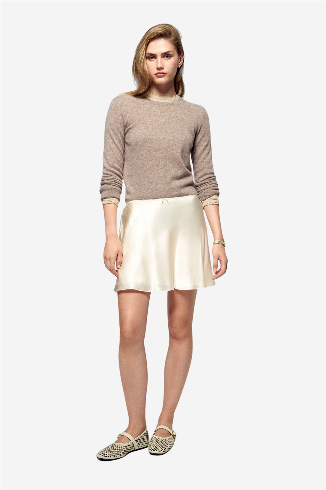 Crewneck Sweaters Taupe