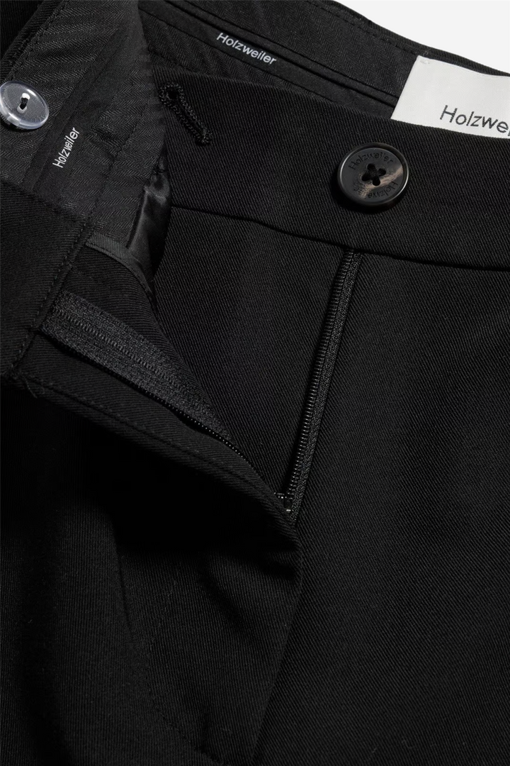 W Regular Suit Trouser Black