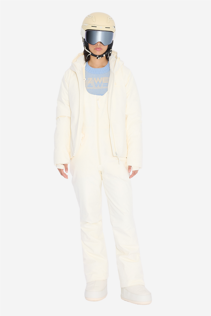 W Tryvann Lt Down Jacket Ecru