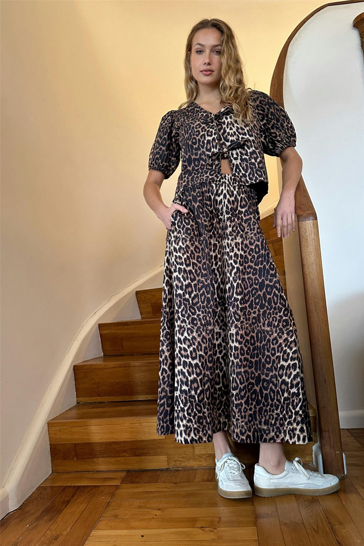 Bianca Leo Bloouse Leopard