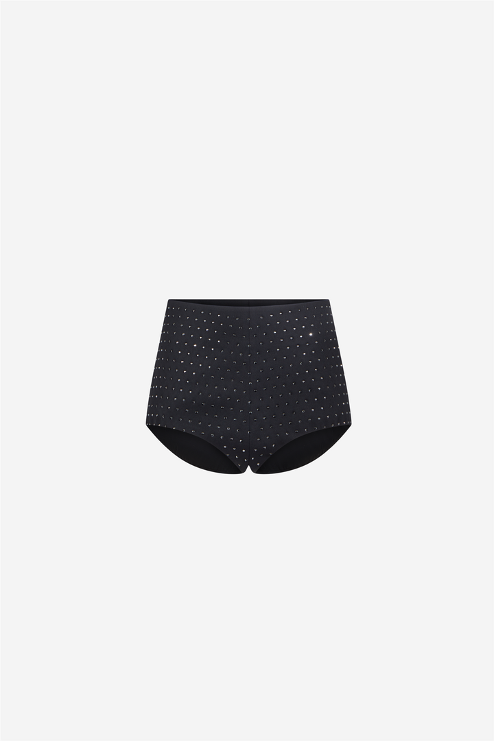Tami Crystal Culotte Black