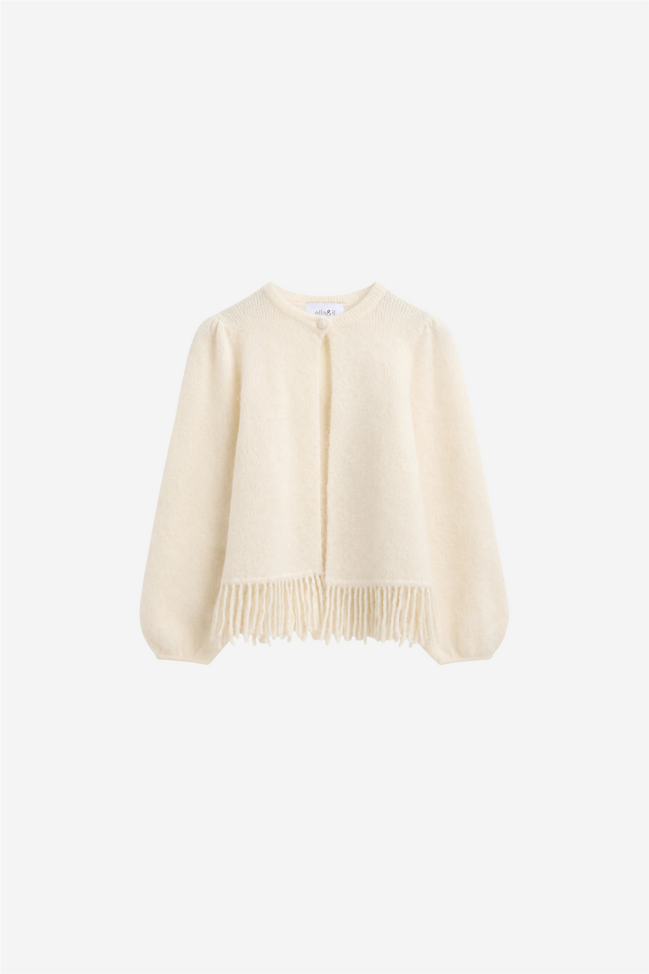 Anita Chunky Cardigan Bright White