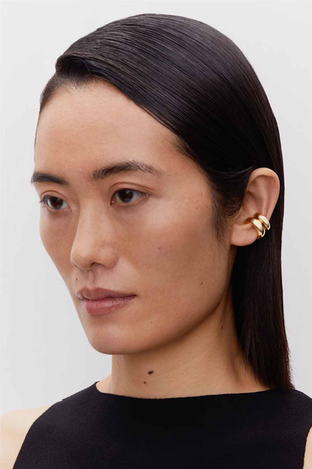 Omotesando Chunky Ear Cuff Silver