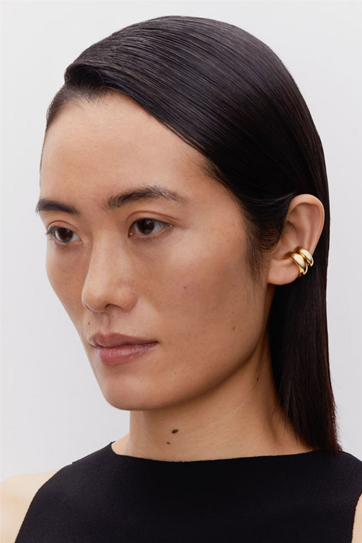Omotesando Chunky Ear Cuff Silver