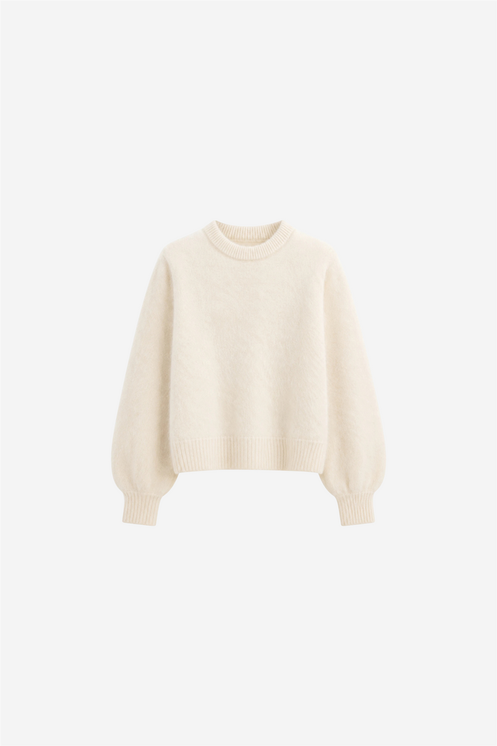 Mille Chunky Sweater Bright White