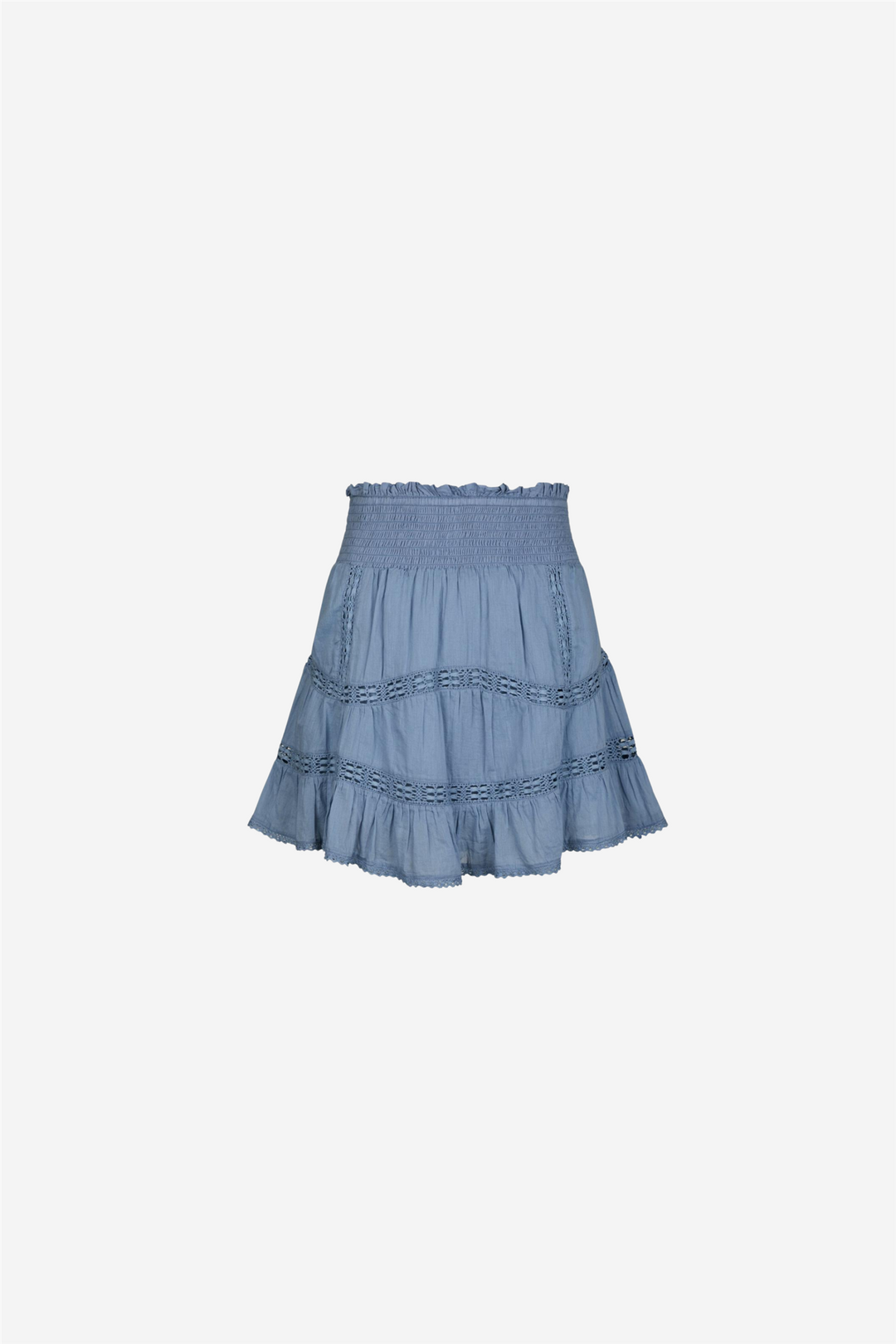 Robby S Voile Skirt Smoke Blue